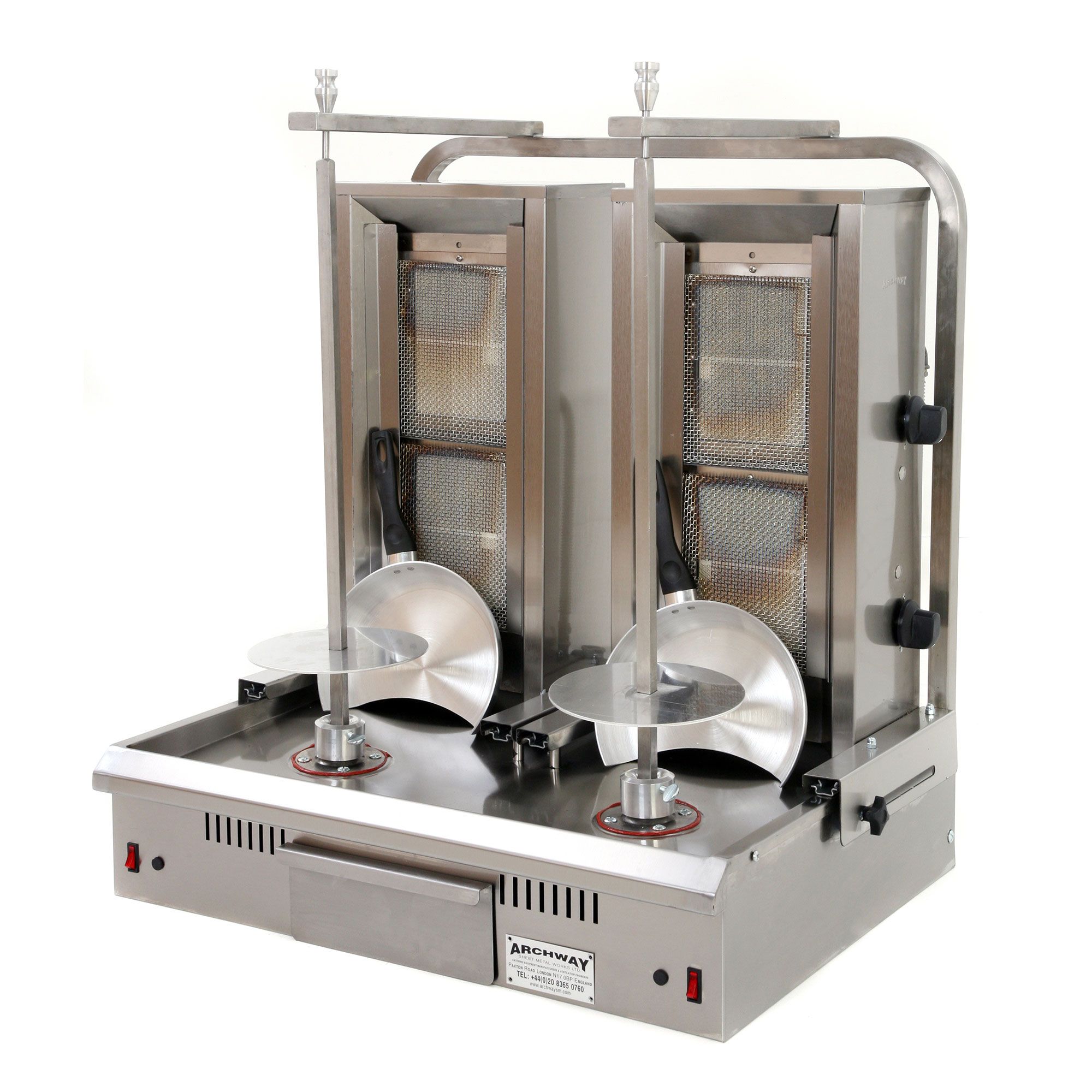 Picture of Archway Gas Twin Doner Kebab Grills 2 Burners - 2BTRANGEOG