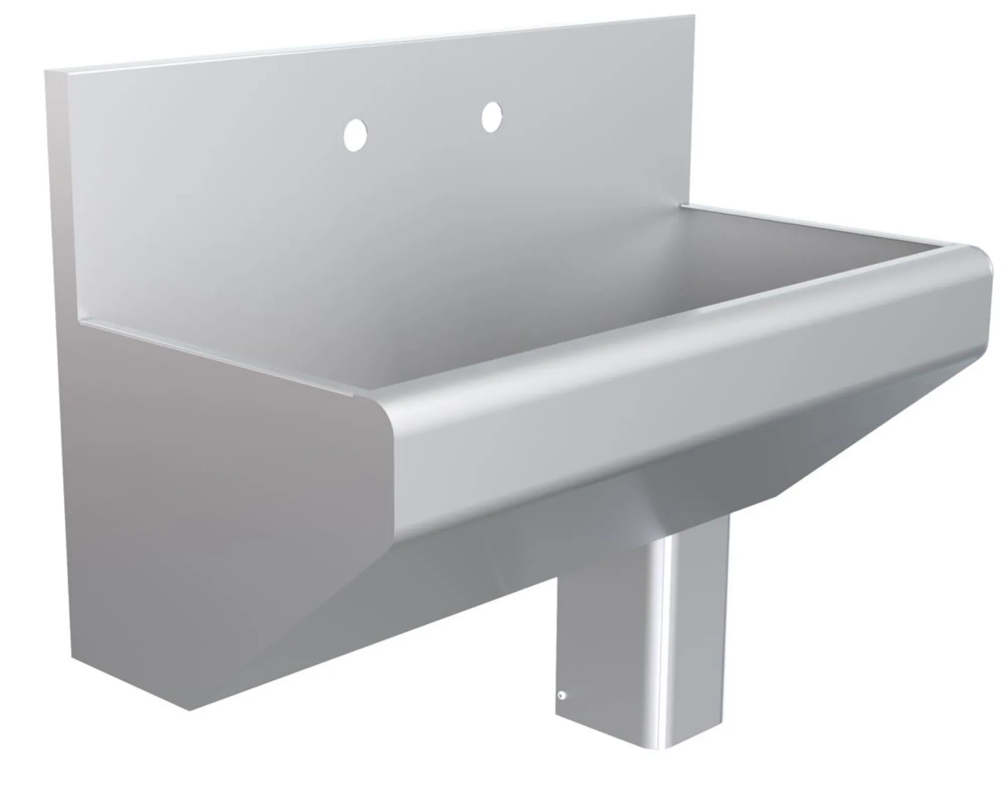 Picture of Parry SCRUBU - Stainless Steel Scrub Sink with Upstand - SCRUBUOG