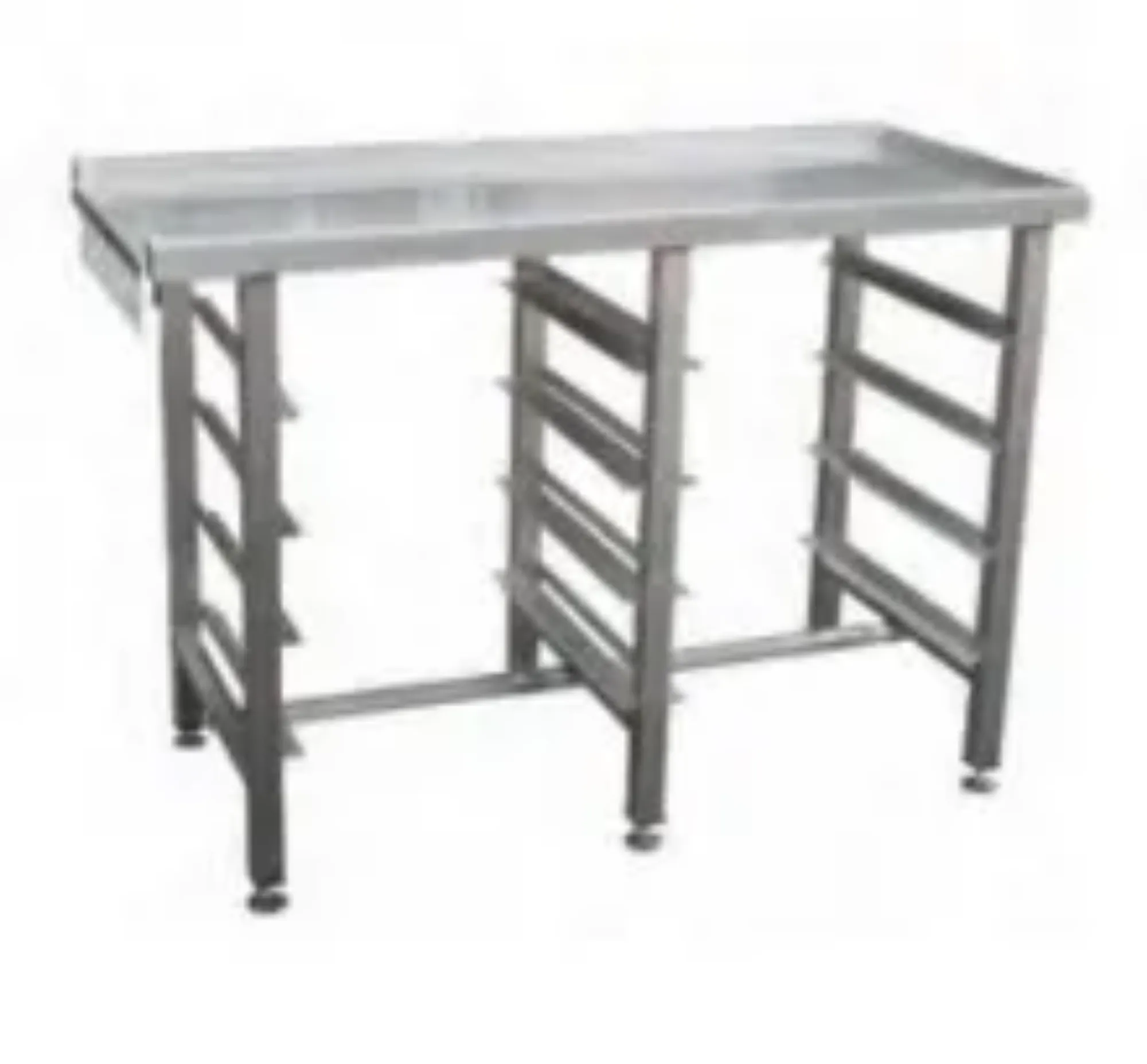Picture of DC Tabling - Exit Table and Storage for 8 Racks - DCPDDCEXTB8