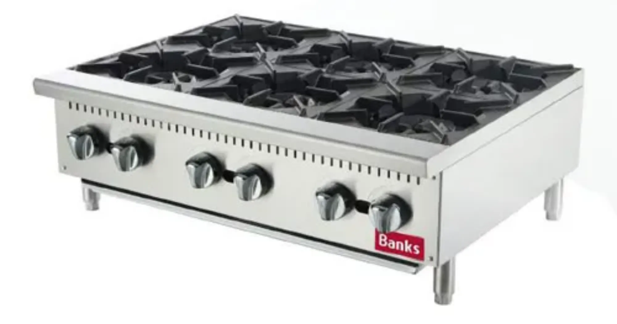 Picture of Banks B60H 6 Burner Gas Boiling Hob - B60HOG