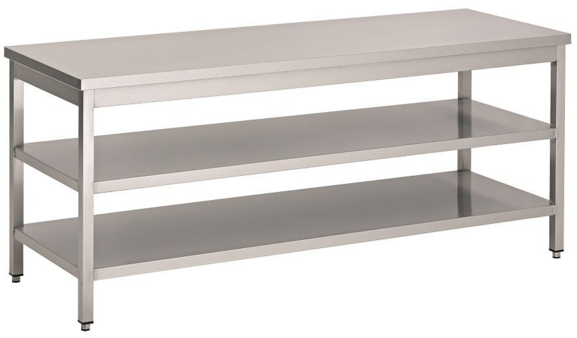 Picture of CombiSteel 600 Worktable 2 Shelves Range - 7812.0287OG