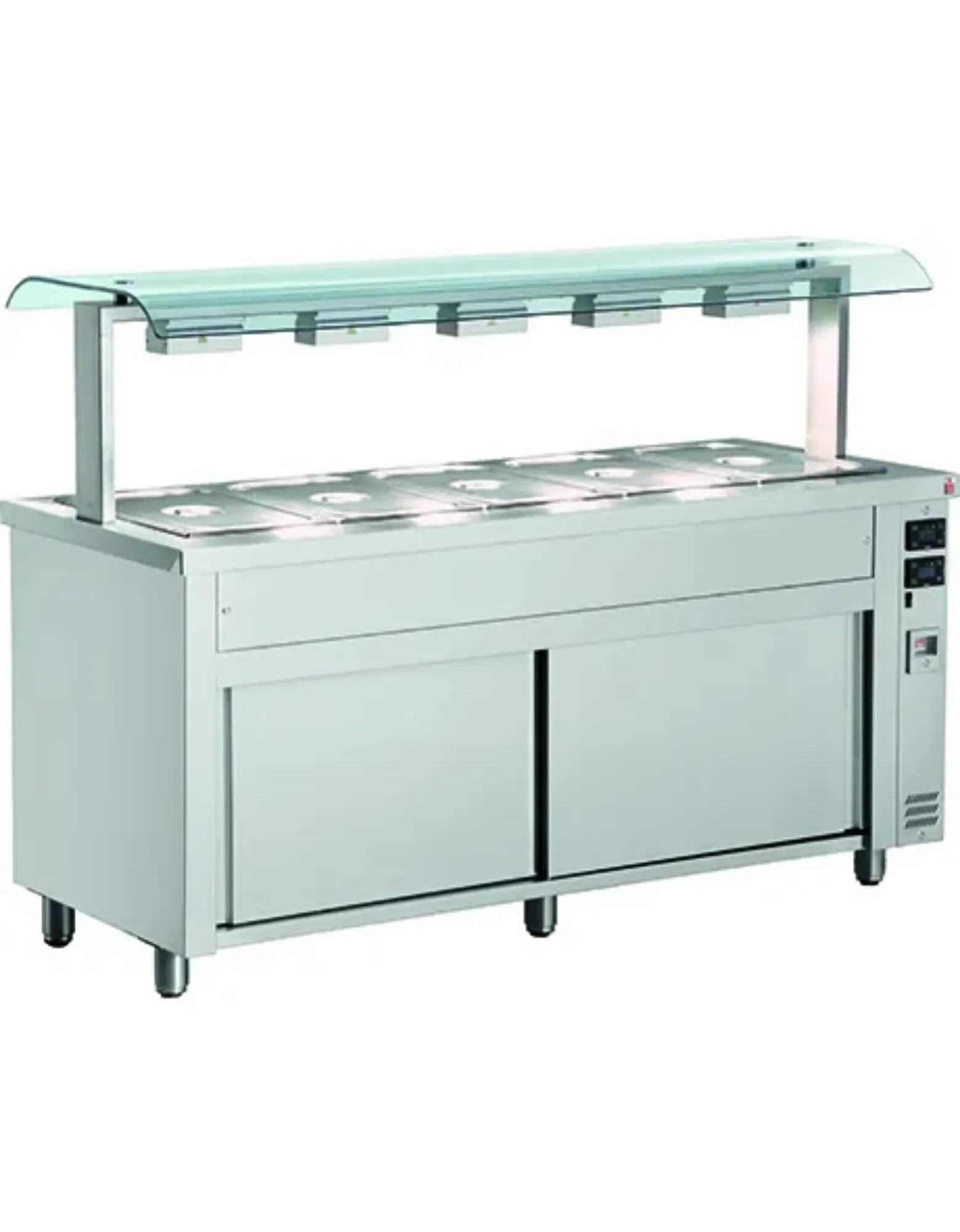 Picture of Inomak MQV Heated Storage Free Standing Bain Marie - MQV