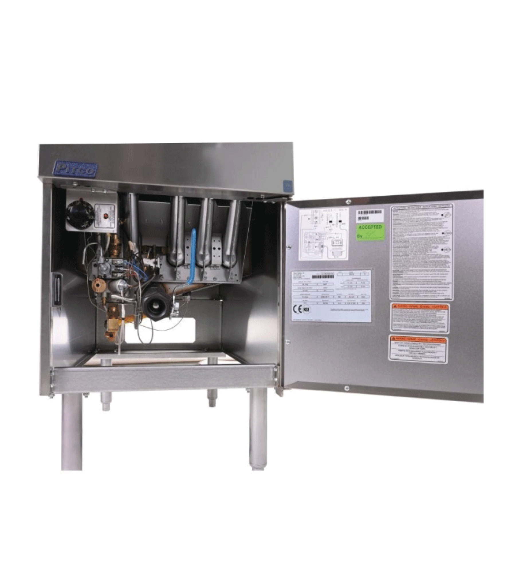 Picture of Pitco SG18S Freestanding Gas Fryer 2 Tanks