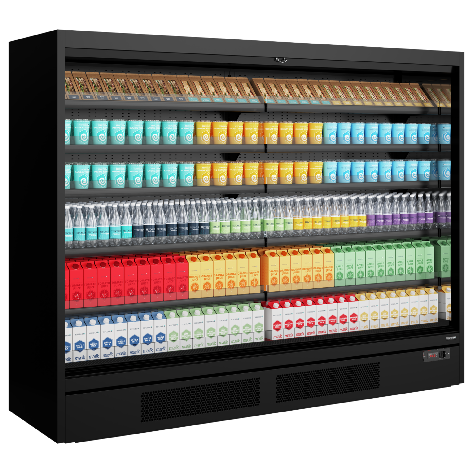 Picture of Tefcold Galaxy+ Open Range Black Multi Deck