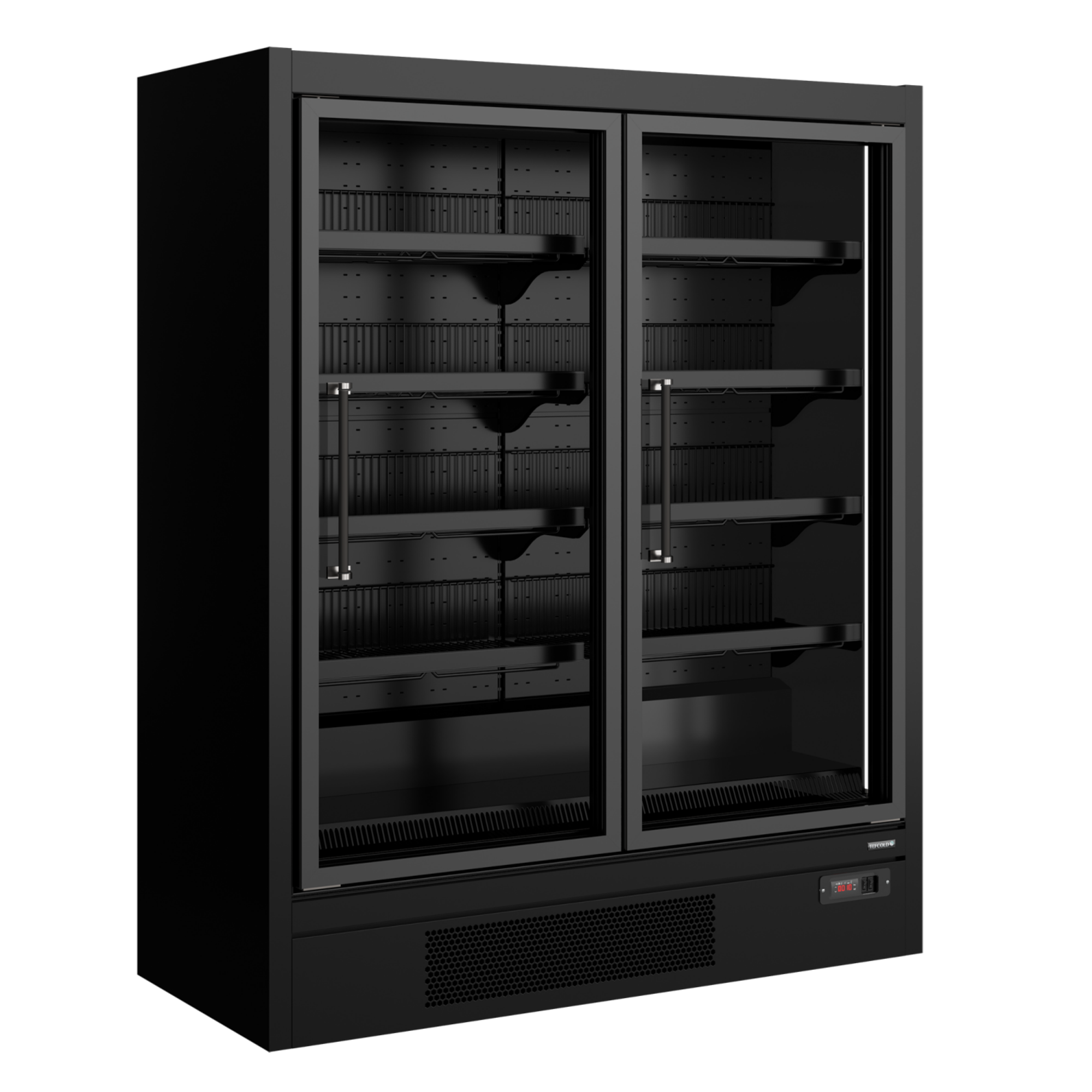 Picture of Tefcold Galaxy+ GPF Freezer Black Glass Door Freezer