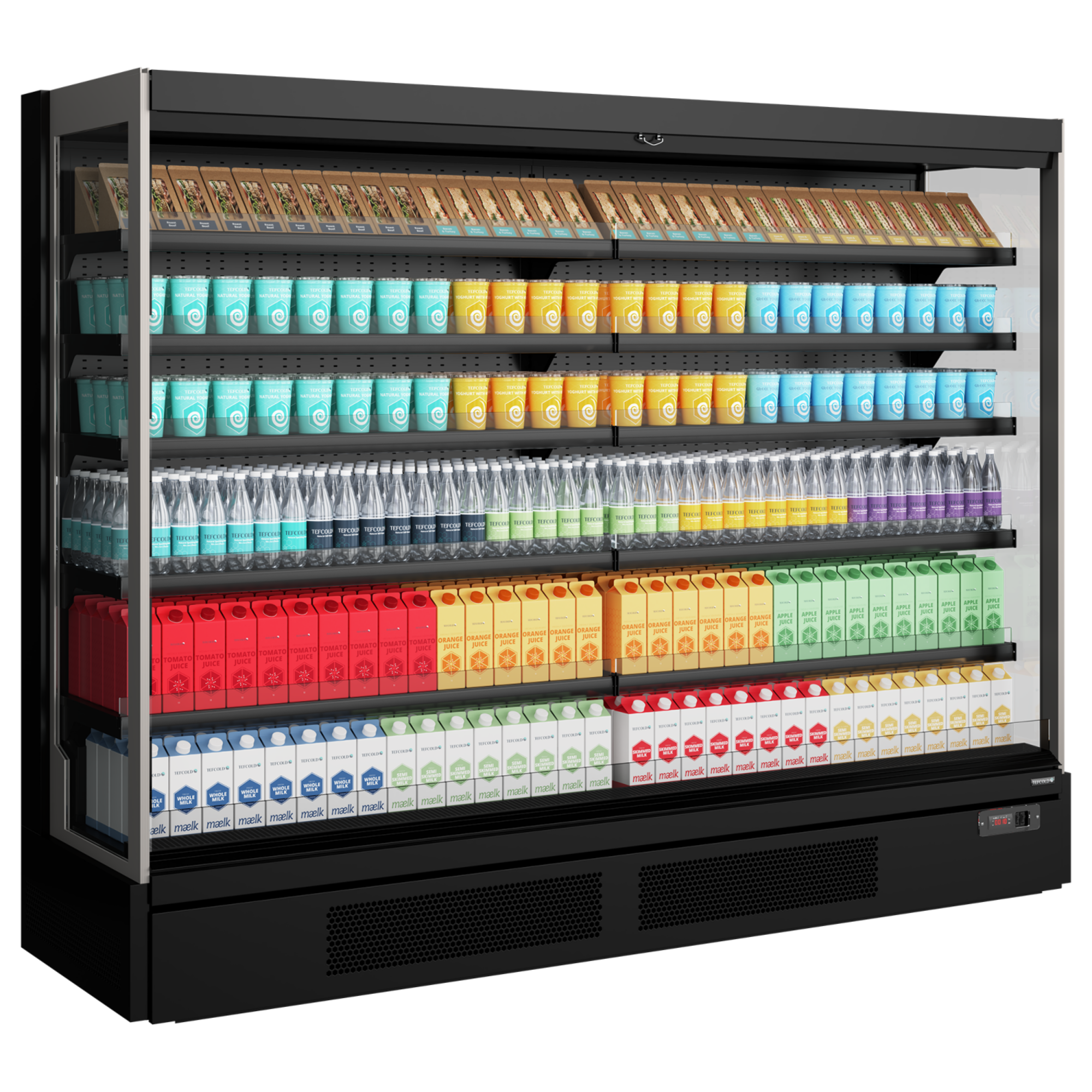 Picture of Tefcold Galaxy+ Open Range Black Multi Deck