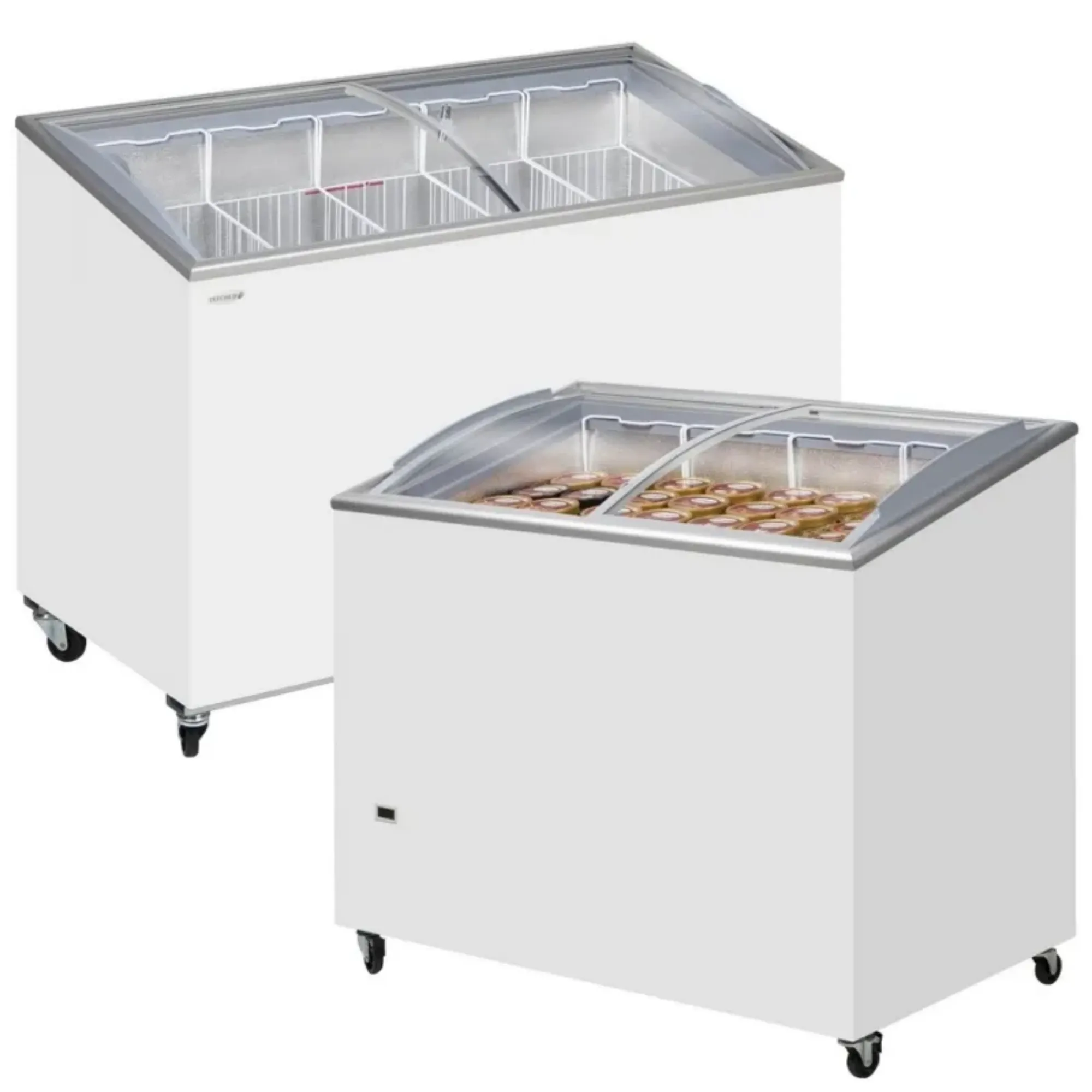 Picture of Tefcold IC-SCEB Range Sliding Curved Glass Lid Chest Freezer