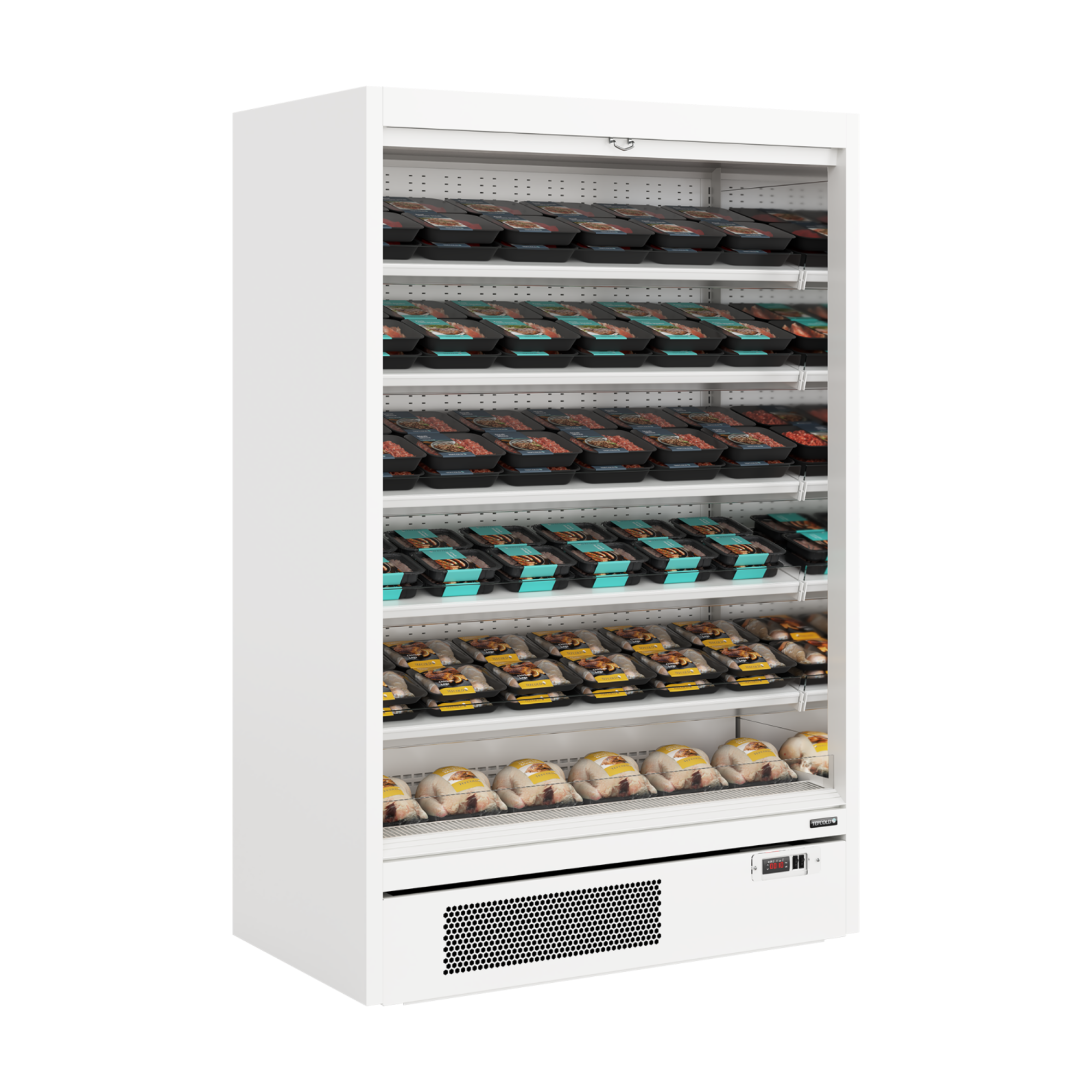 Picture of Tefcold Galaxy+ Open Range White Multi Deck