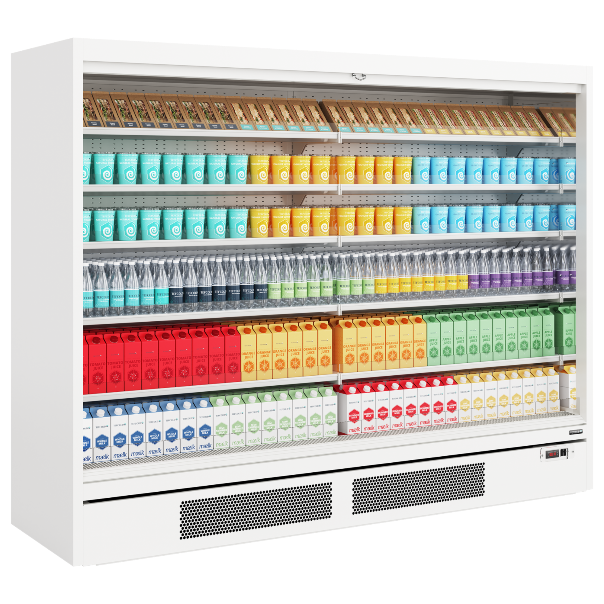 Picture of Tefcold Galaxy+ Open Range White Multi Deck