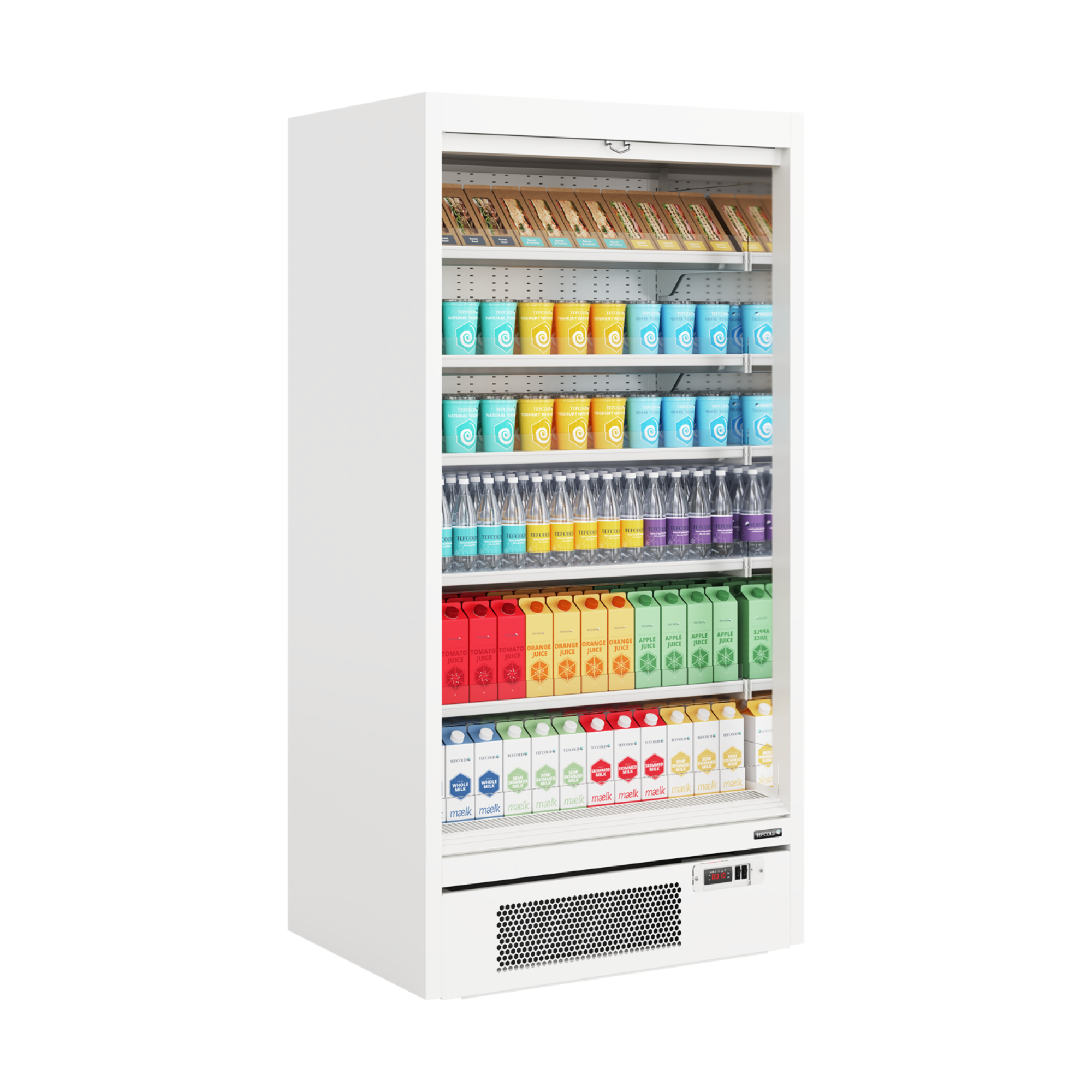 Picture of Tefcold Galaxy+ Open Range White Multi Deck