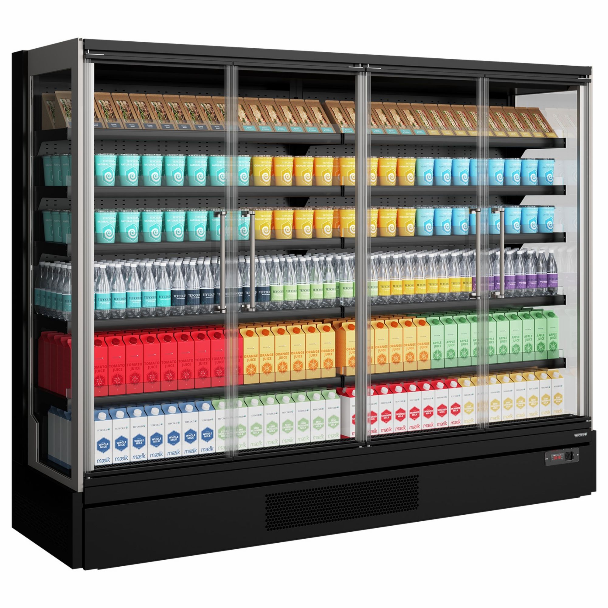 Picture of Tefcold Galaxy+ FGD Black Range Multideck With Doors