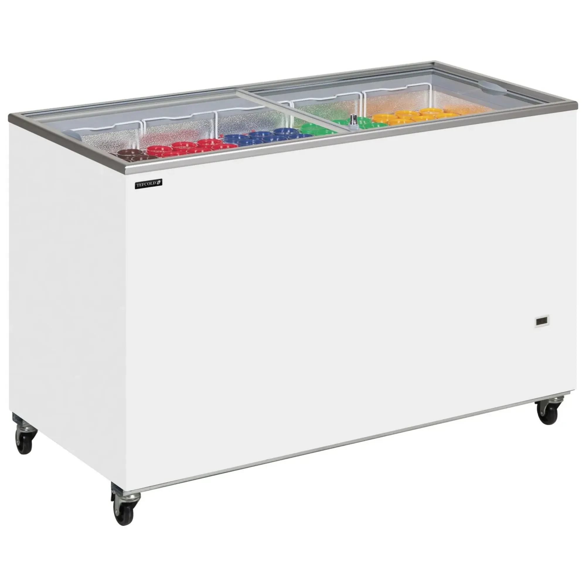 Picture of Tefcold IC-SC Range Sliding Flat Glass Lid Chest Freezer