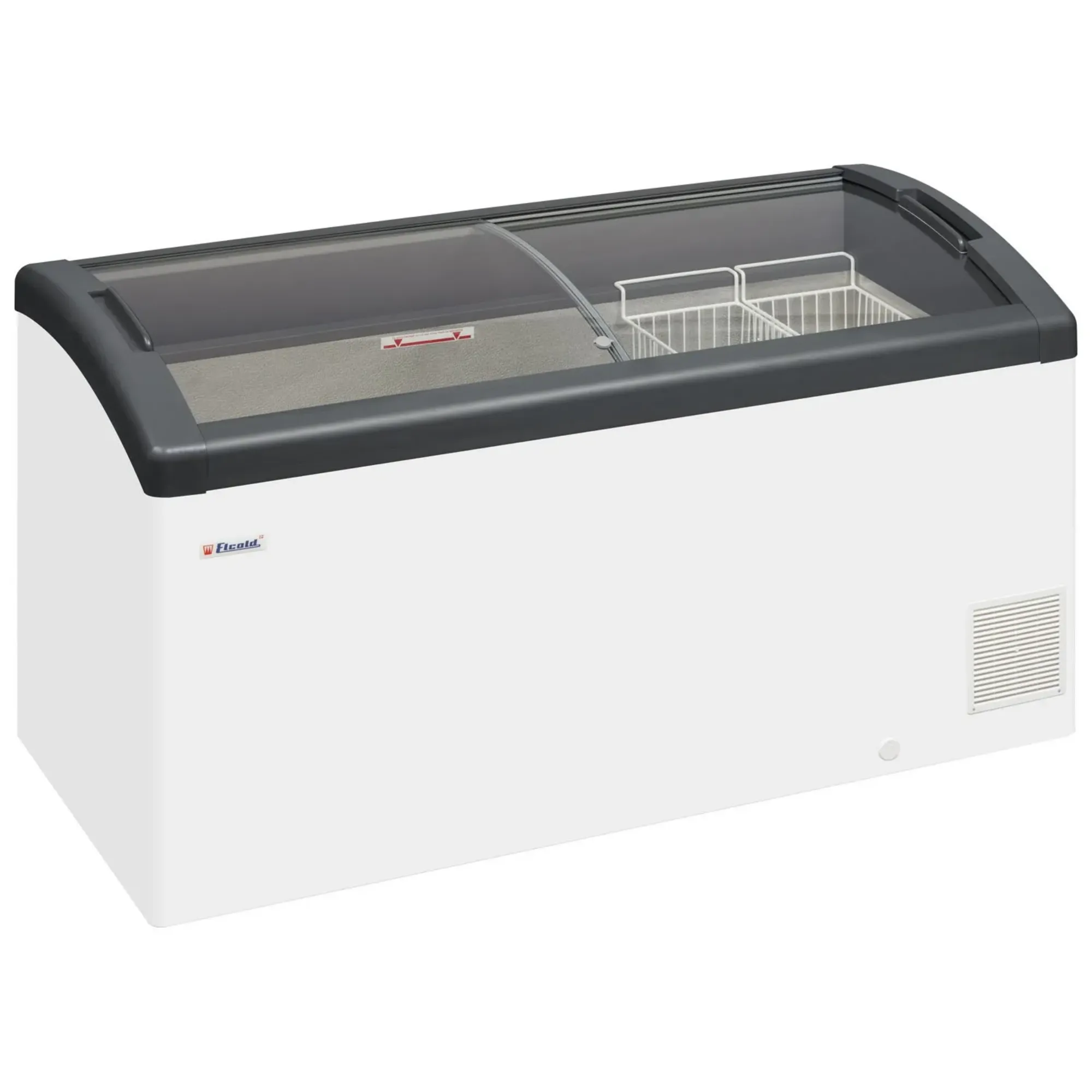 Picture of Elcold Focus Range Sliding Curved Glass Lid Chest Freezer - Elcold Focus Range SL