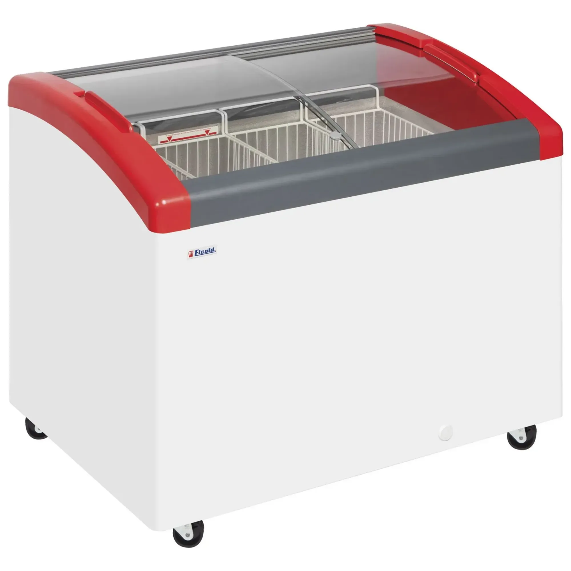 Picture of Elcold Focus Range Sliding Curved Glass Lid Chest Freezer