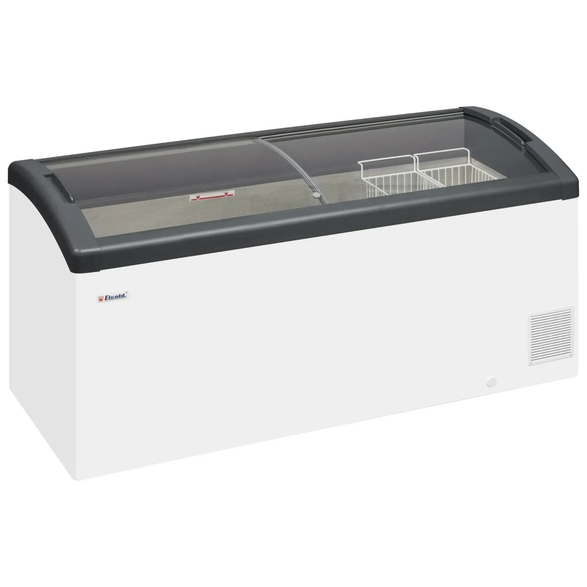 Picture of Elcold Focus Range Sliding Curved Glass Lid Chest Freezer