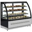 Picture of Interlevin LPD Curved Range Patisserie Cake Display Fridge - LPD