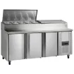 Picture of Tefcold SS-P Range Pizza Prep Counter Fridge - ss-p