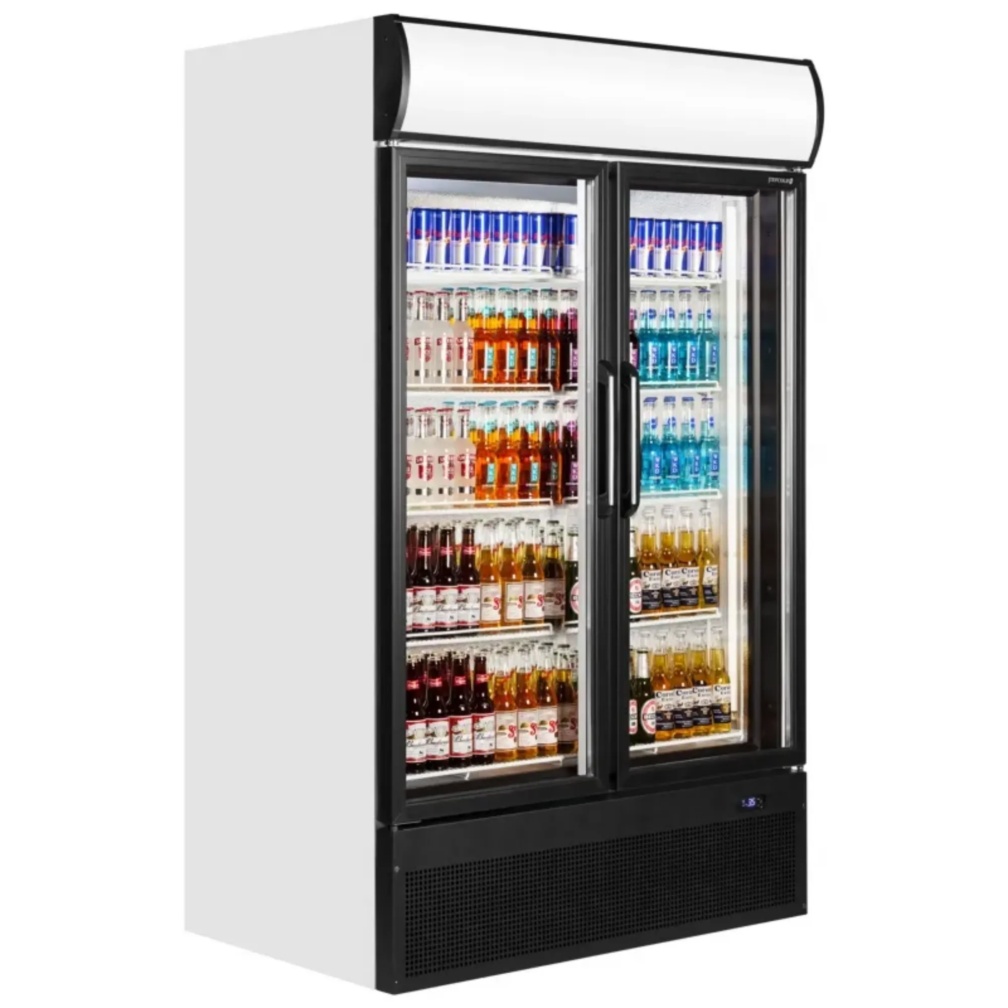 Picture of Tefcold FSC H White Range Glass Door Display Fridge - FSC H Range