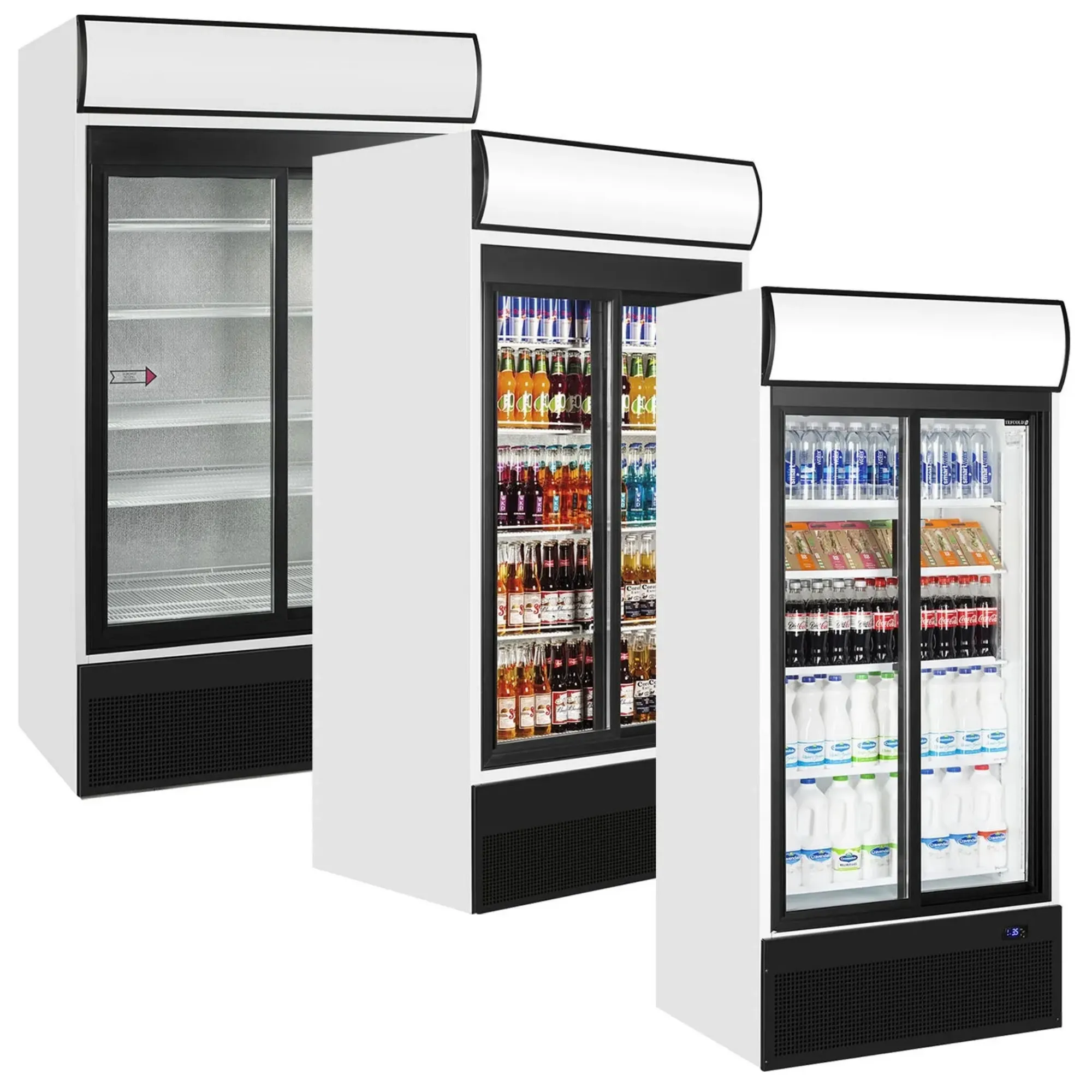 Picture of Tefcold FSC Range Glass Door Display Fridge - FSCSP