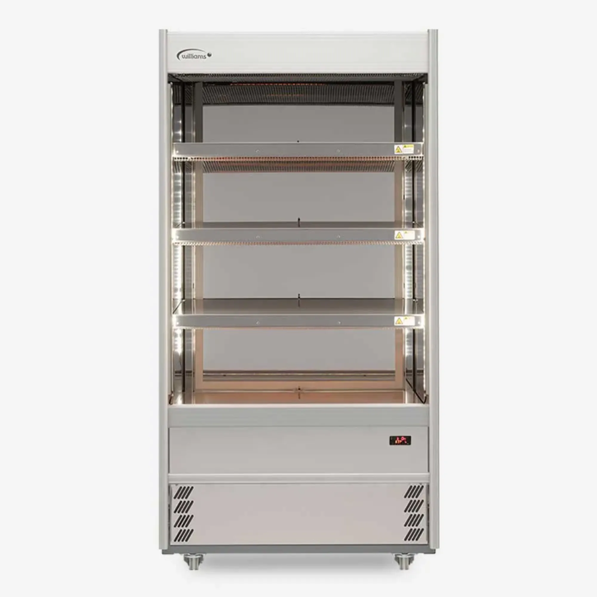 Picture of Williams Gem Heated Multideck - Scarlet XS100 Heated Open Front