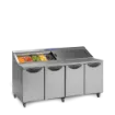 Picture of Williams Onyx - CPC4 4 Door  Salad Prep Counter - HCPC4SSOG