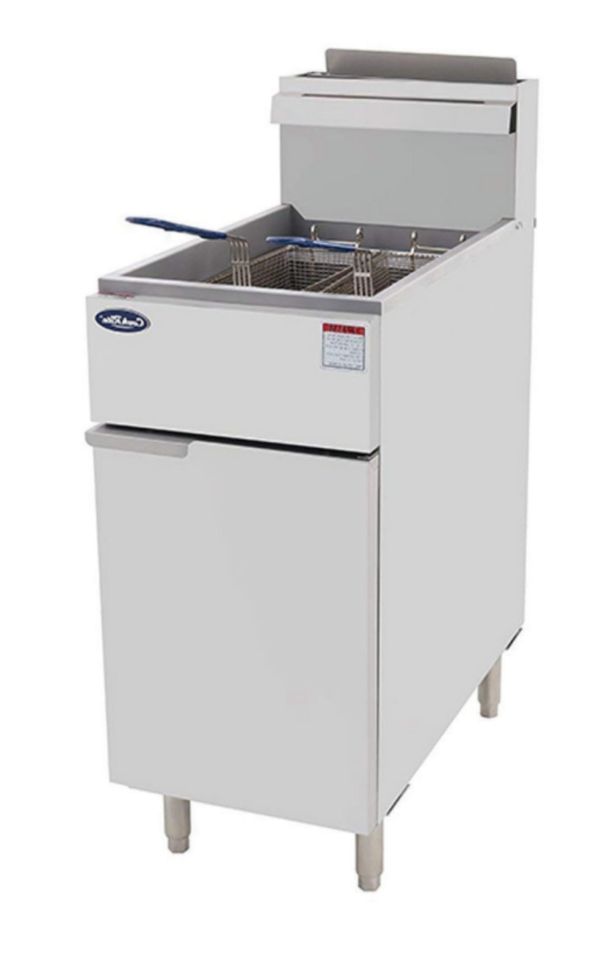 Picture of CookRite CGF3 Freestanding 3 Burners Gas Fryer - CGF3OG