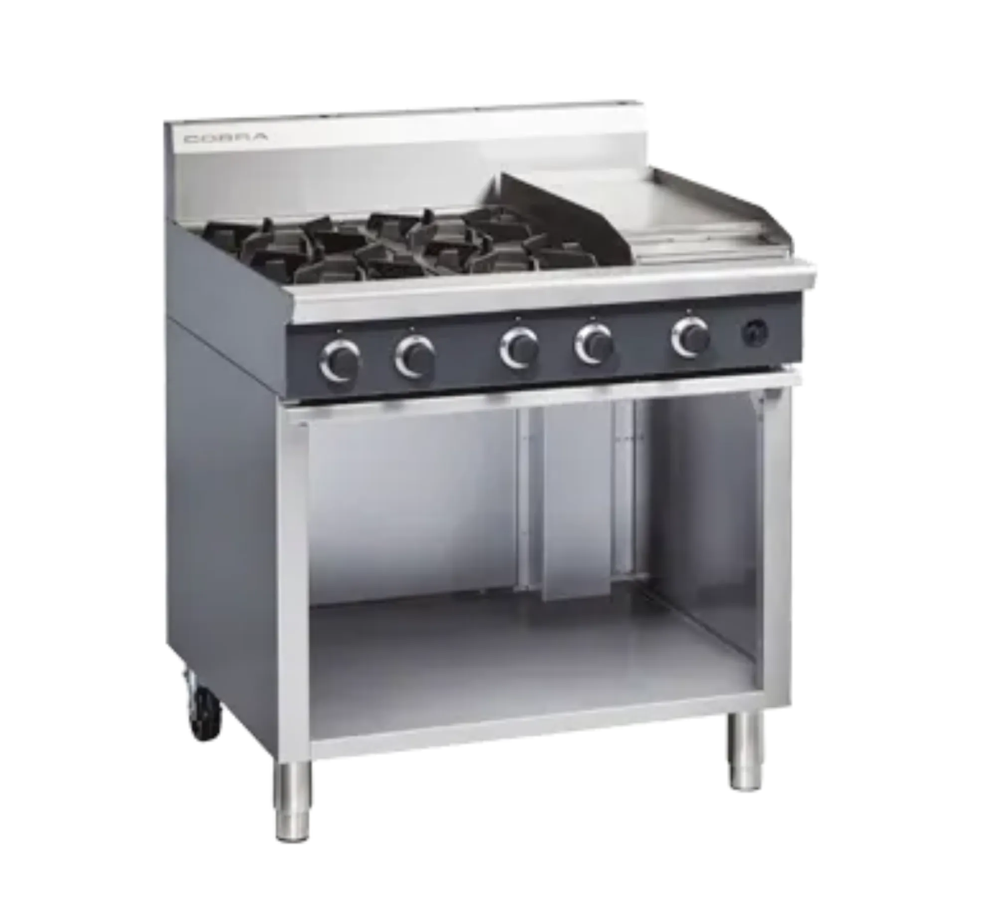 Picture of Cobra C9C - 900mm Four Burner / Griddle Gas Cooktop - C9CRANGEOG