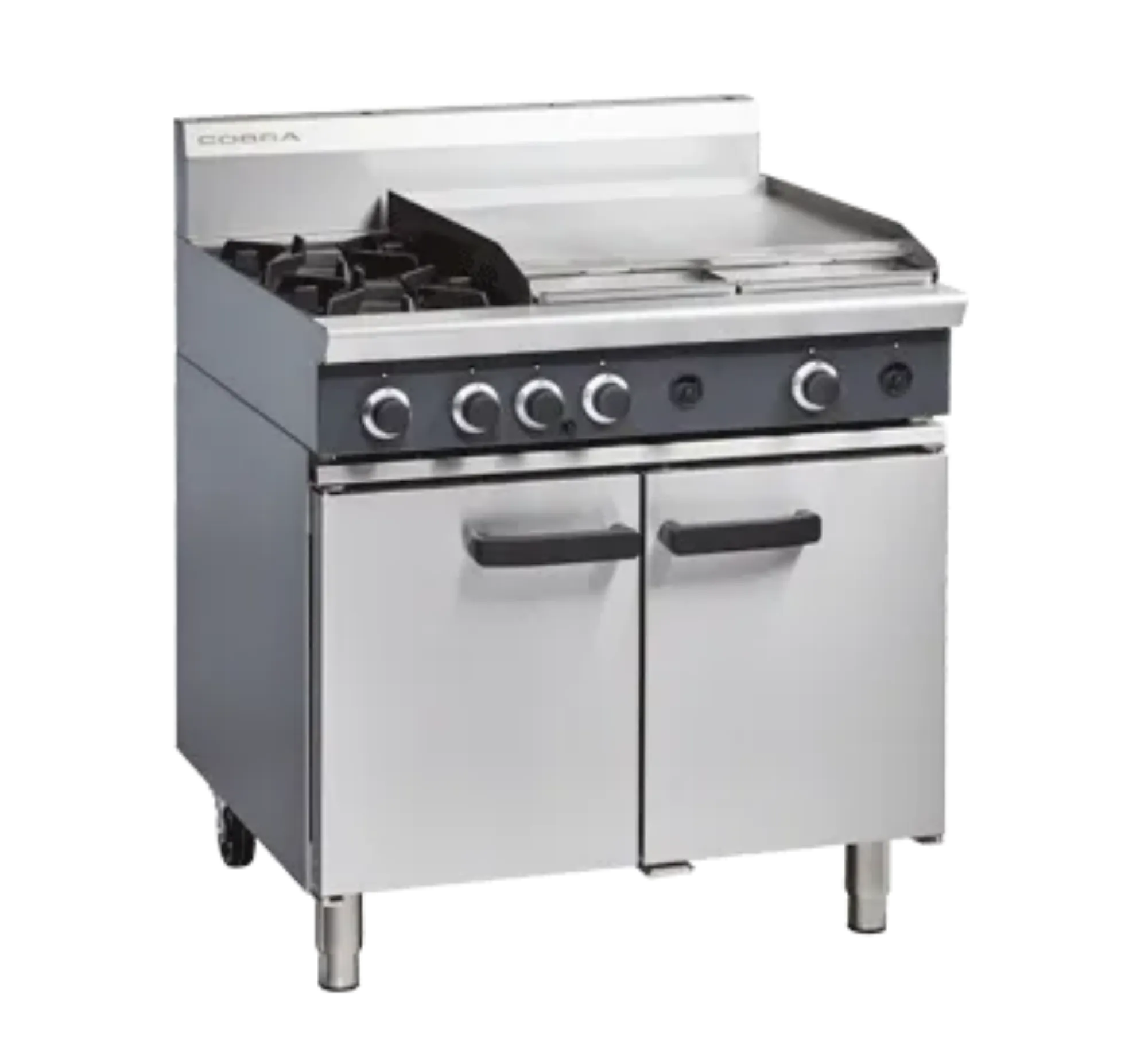 Picture of Cobra CR9B - 900mm Two Burner / Griddle Gas Range Static Oven - CR9BRANGEOG