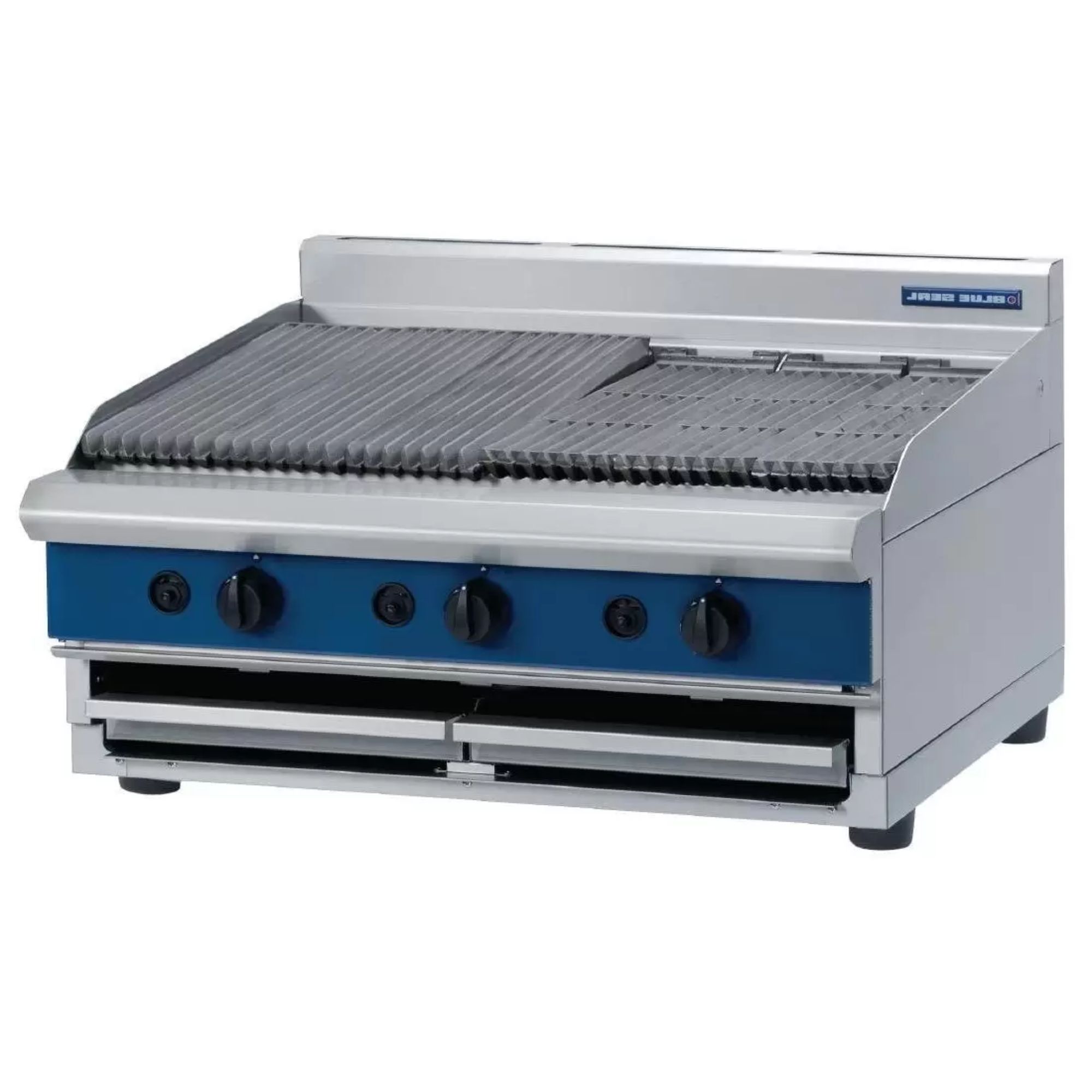Picture of Blue Seal Evolution Series G596-B - 900mm Gas Chargrill Bench Model - G596BOG