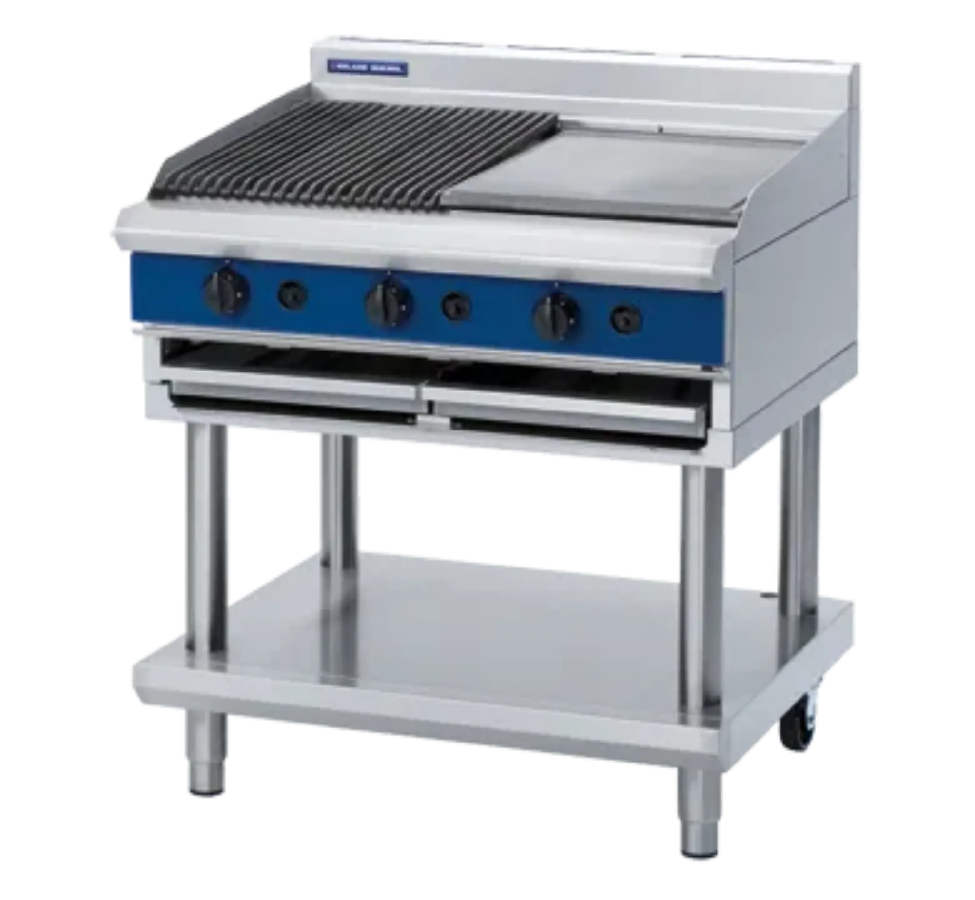 Picture of Blue Seal Evolution Series G596-LS - 900mm Gas Chargrill Leg Stand