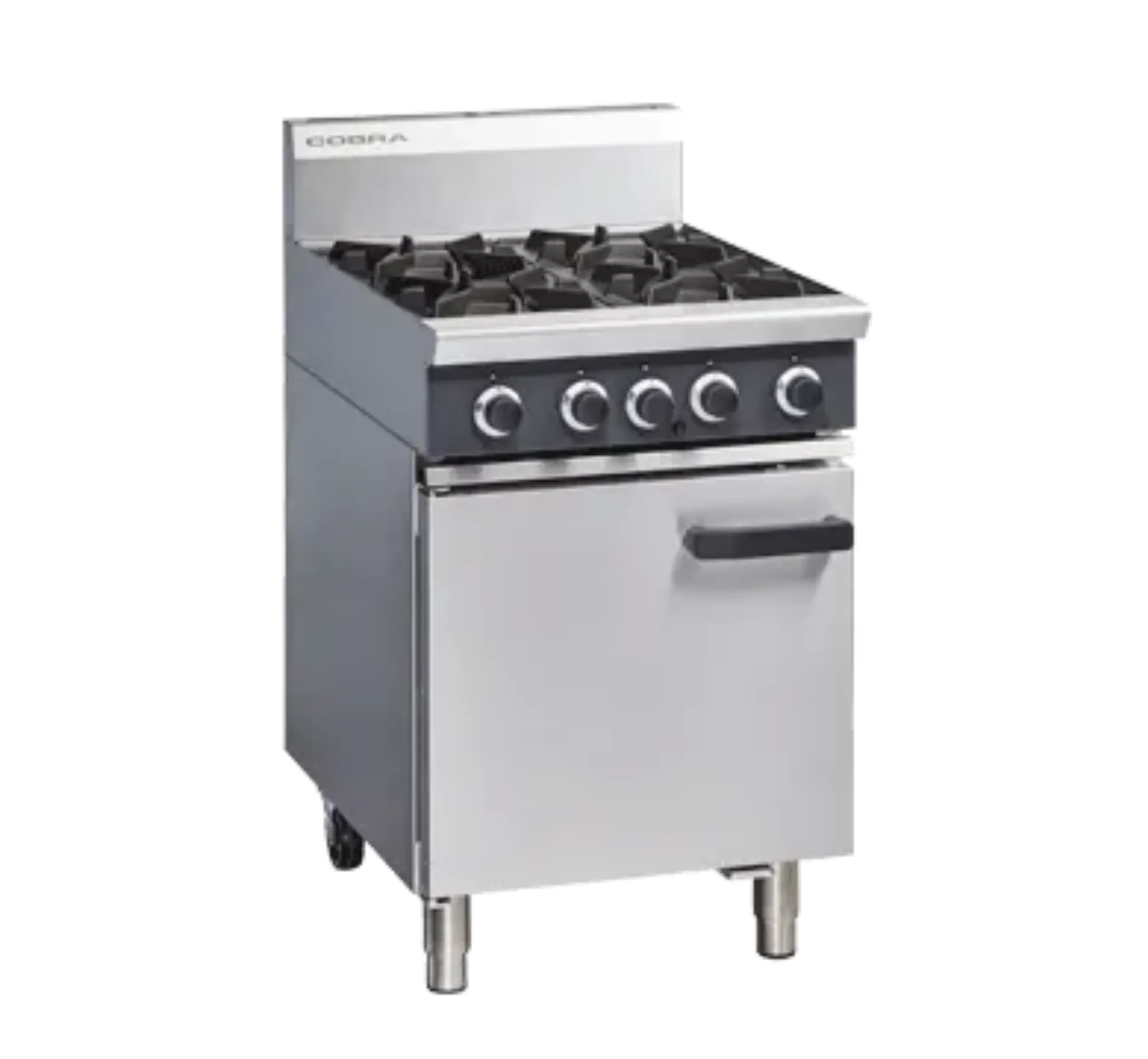 Picture of Cobra CR6D - 600mm Four Burner Gas Range Static Oven - CR6DRANGEOG