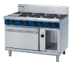 Picture of Blue Seal Evolution Series GE58 - 1200mm Gas Range Electric Convection Oven - GE58DOG