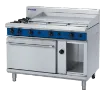 Picture of Blue Seal Evolution Series GE58 - 1200mm Gas Range Electric Convection Oven - GE58DOG