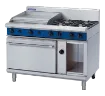 Picture of Blue Seal Evolution Series GE58 - 1200mm Gas Range Electric Convection Oven - GE58DOG