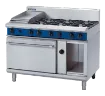 Picture of Blue Seal Evolution Series GE58 - 1200mm Gas Range Electric Convection Oven - GE58DOG