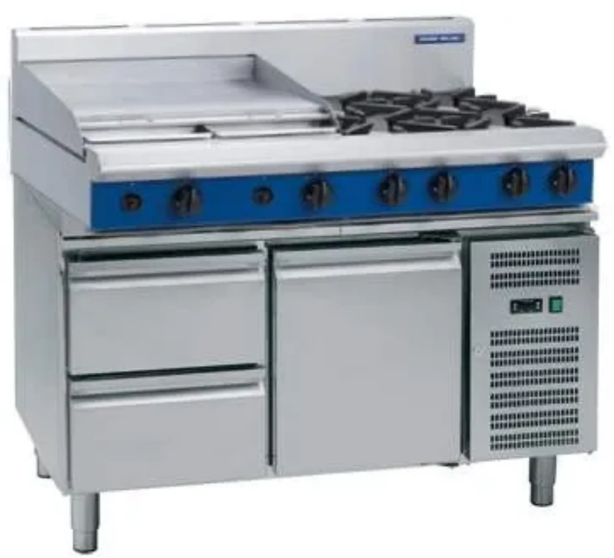 Picture of Blue Seal Evolution Series G518-RB - 1200mm Gas Cooktop Refrigerated Base