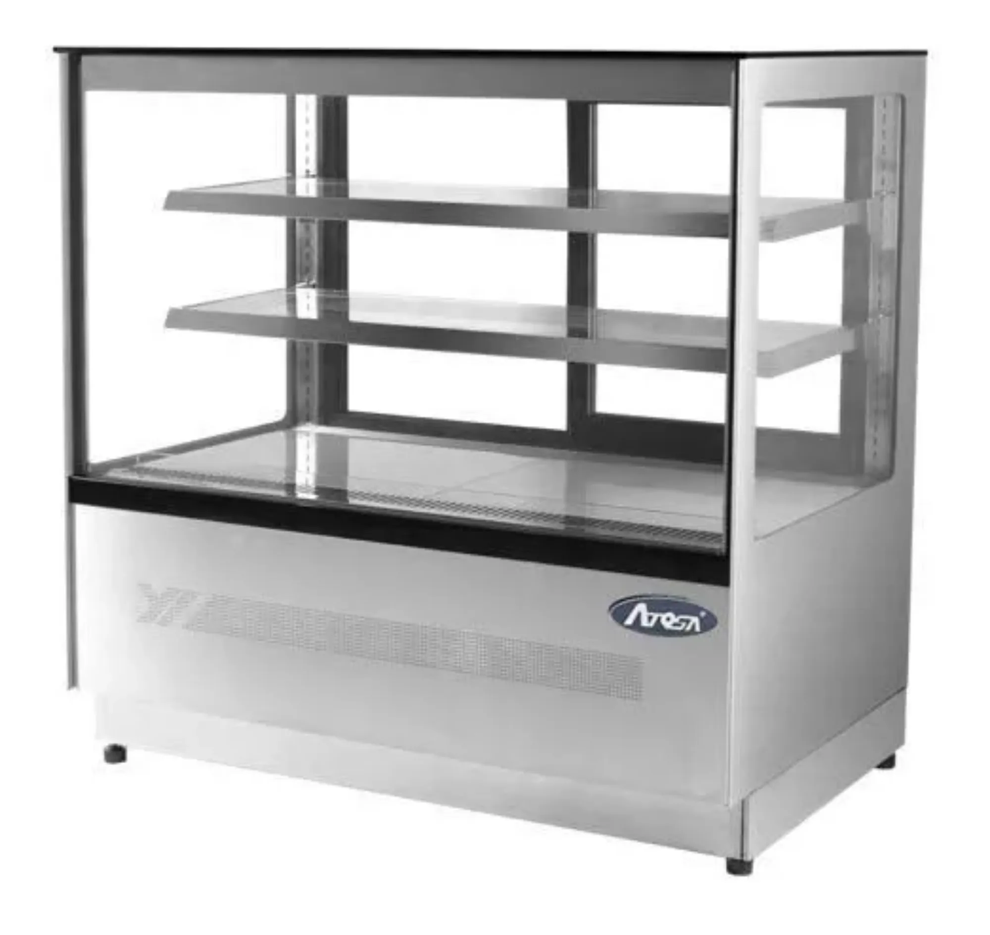 Picture of Atosa WDF-F Heavy Duty Squared Glass Deli Counter Range - WDF097FOG