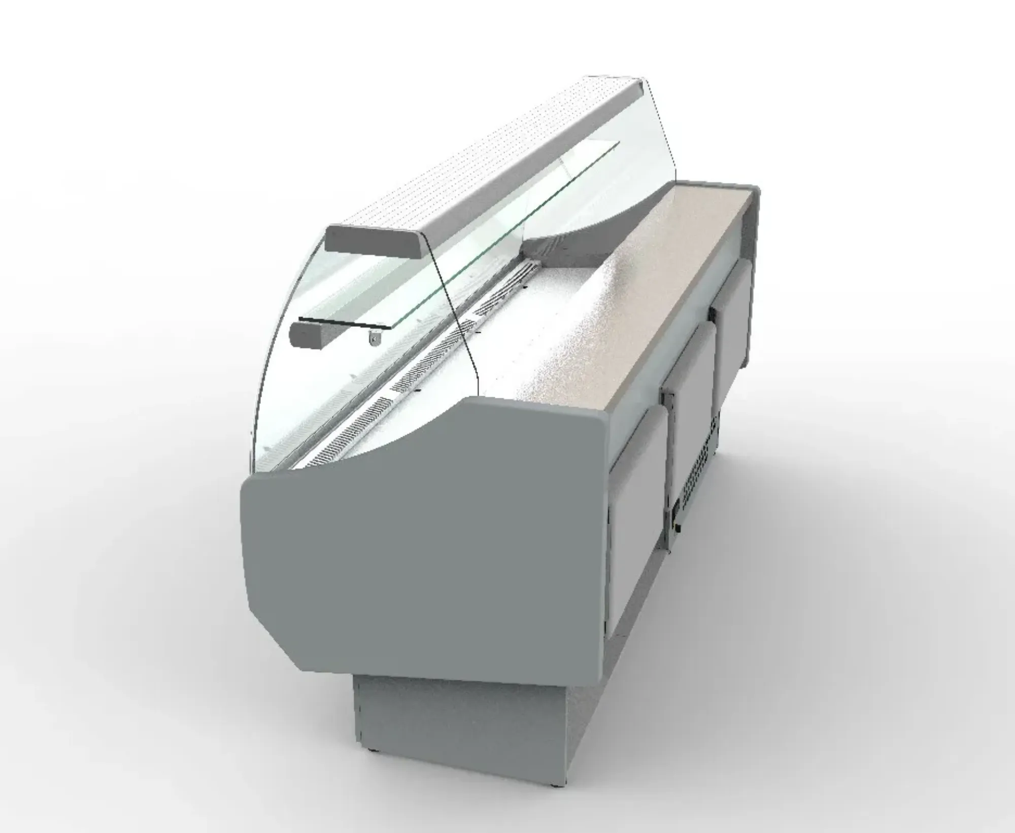 Picture of Coreco CVED-C Curved Glass Serveover Range