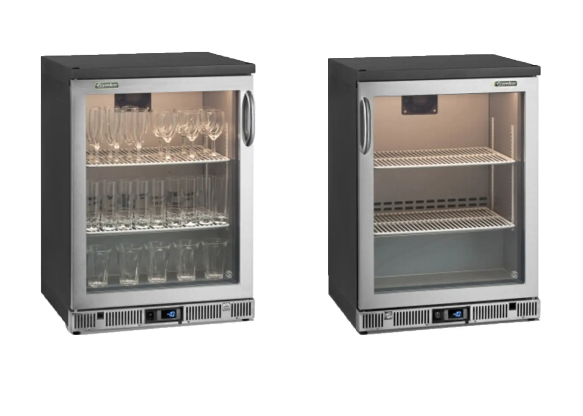 Picture of Gamko GF 100 Series Hand Glass Door Stainless Steel Bottle Cooler