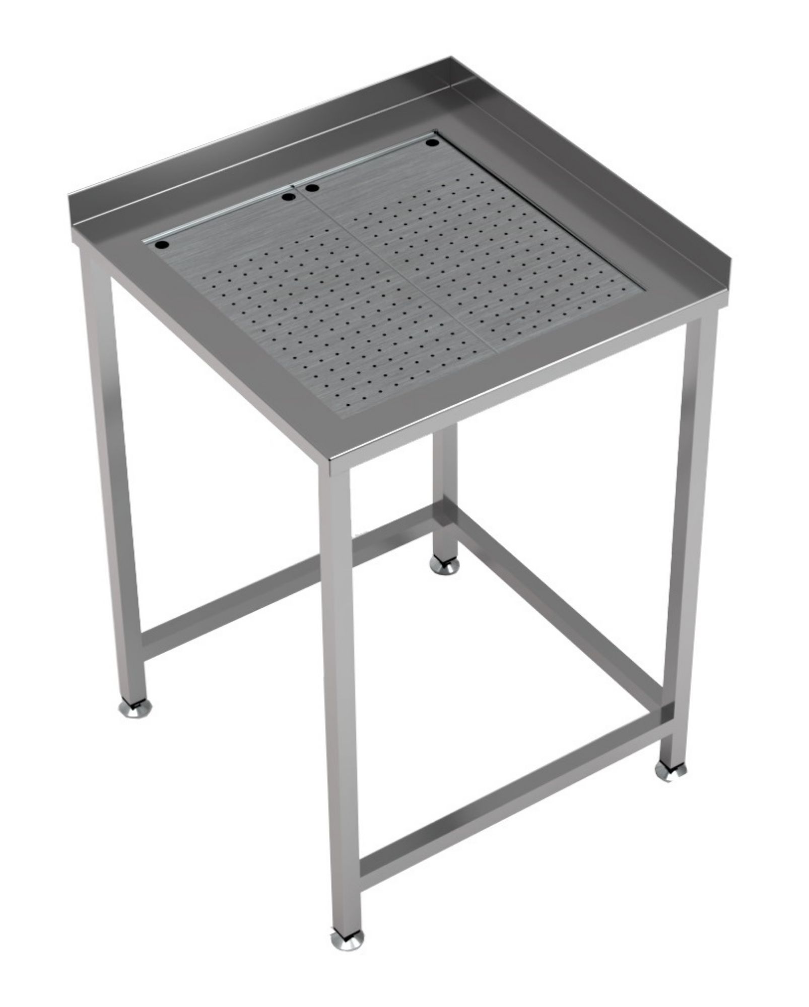 Picture of WORKTABLE CORNER WITH INTEGRATED DRIP-TRAY 650X650 - 7084.0035