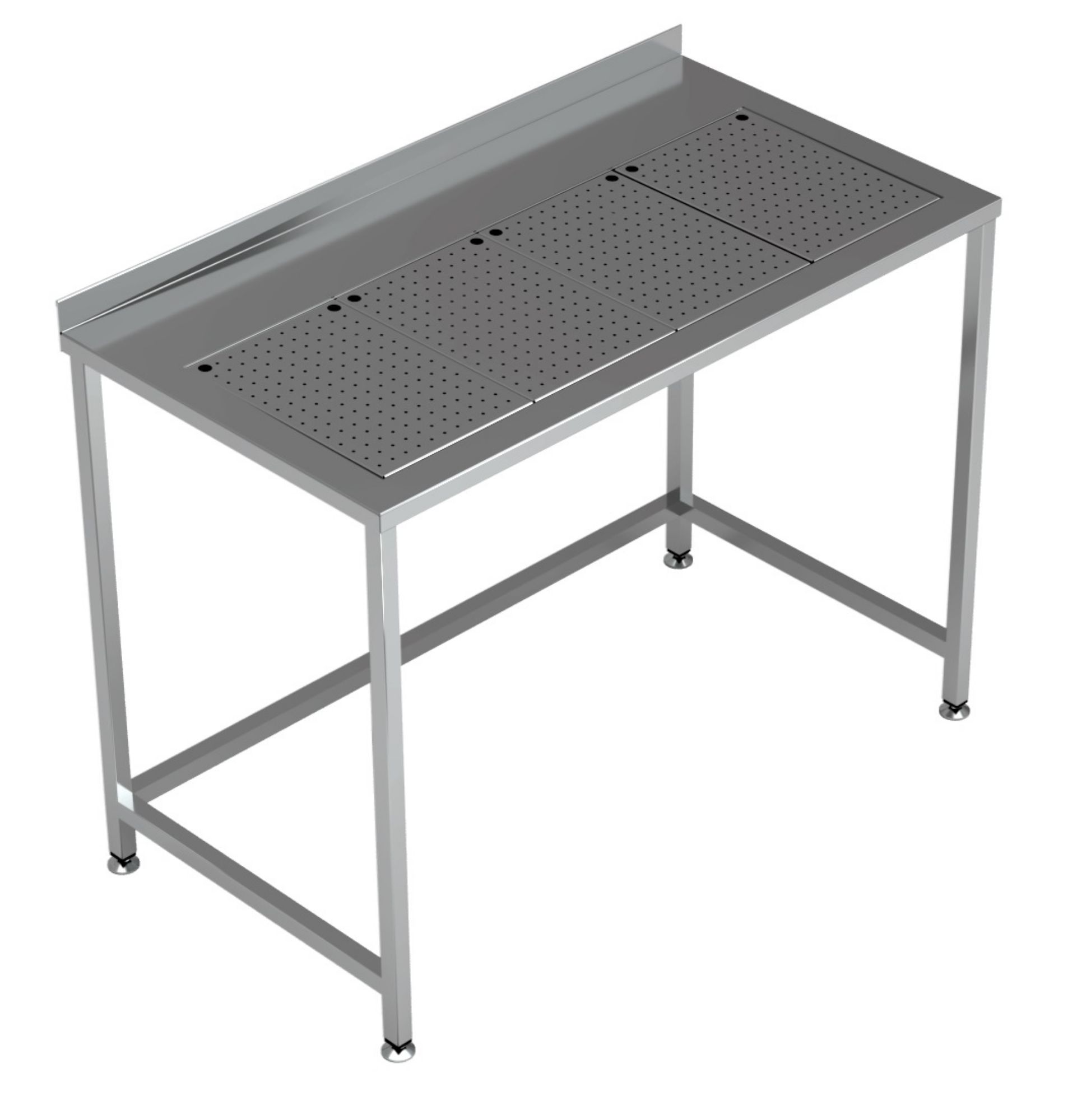 Picture of WORKTABLE WITH INTEGRATED DRIP-TRAY 1200X650 - 7084.0030
