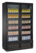 Picture of FREEZER 2 GLASS DOORS BLACK CEB-1200F BL - 7526.0125