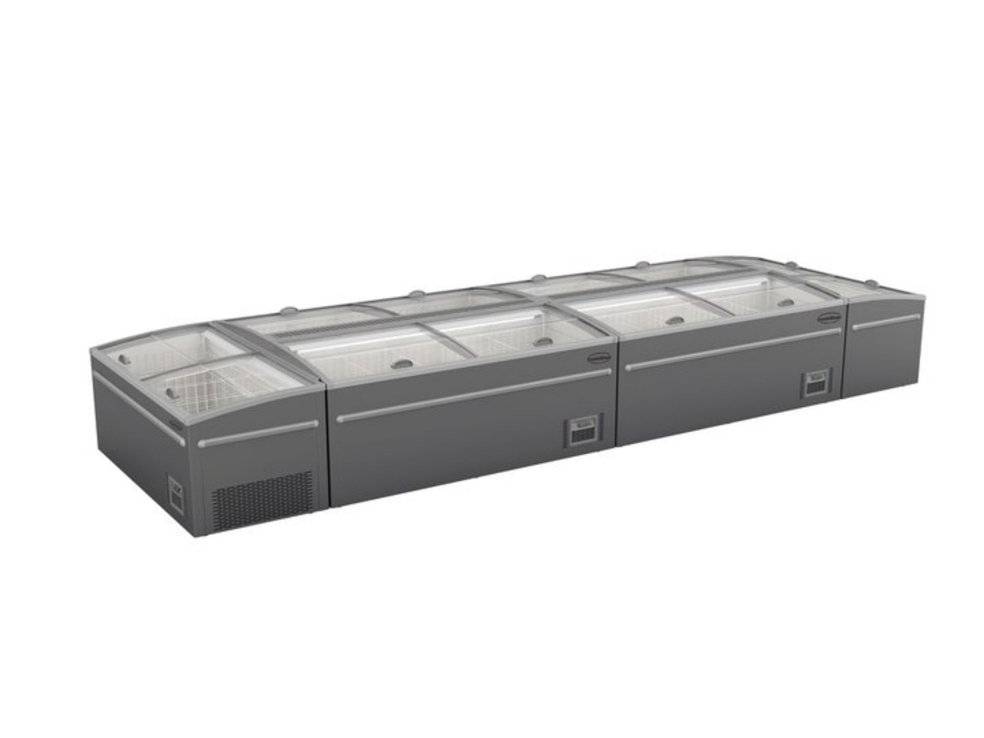 Picture of SUPERMARKET CHEST FREEZER GREY 2100 AUTOMATIC DEFROST