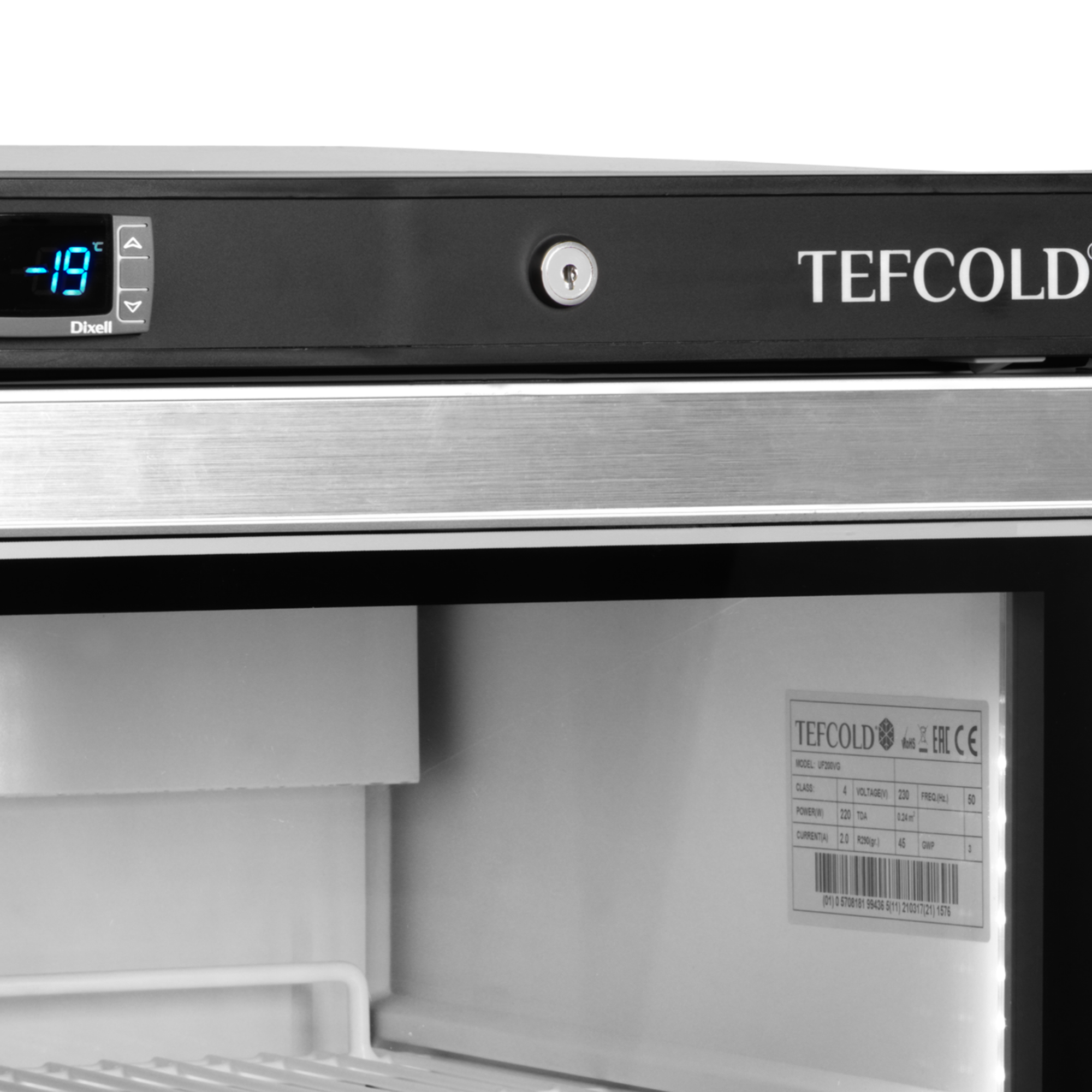 Picture of Tefcold UF200VG Glass Door Display Freezer