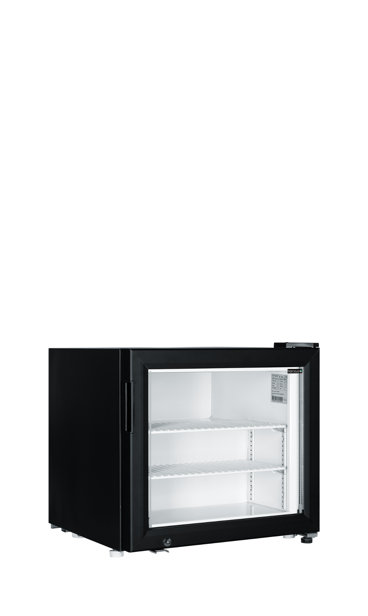 Picture of Tefcold UF50G Black Glass Door Display Freezer - UF50G Black