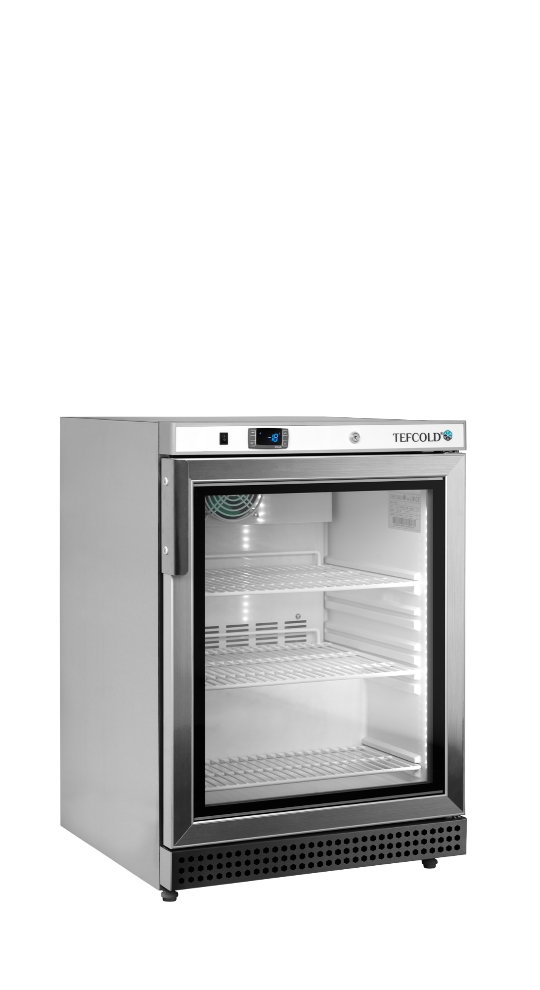 Picture of Tefcold UF200VSG Glass Door Display Freezer - UF200VSG