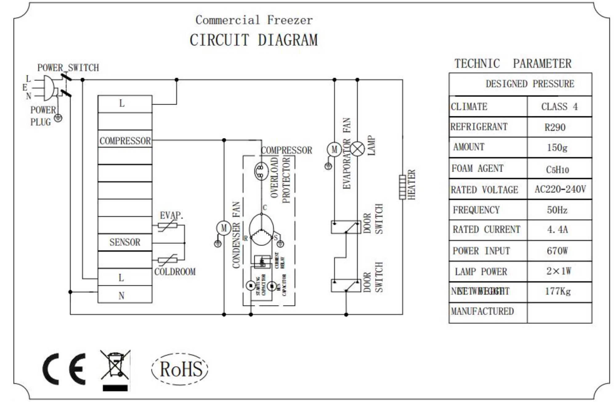 Picture of FREEZER SS 1200 LTR STATIC