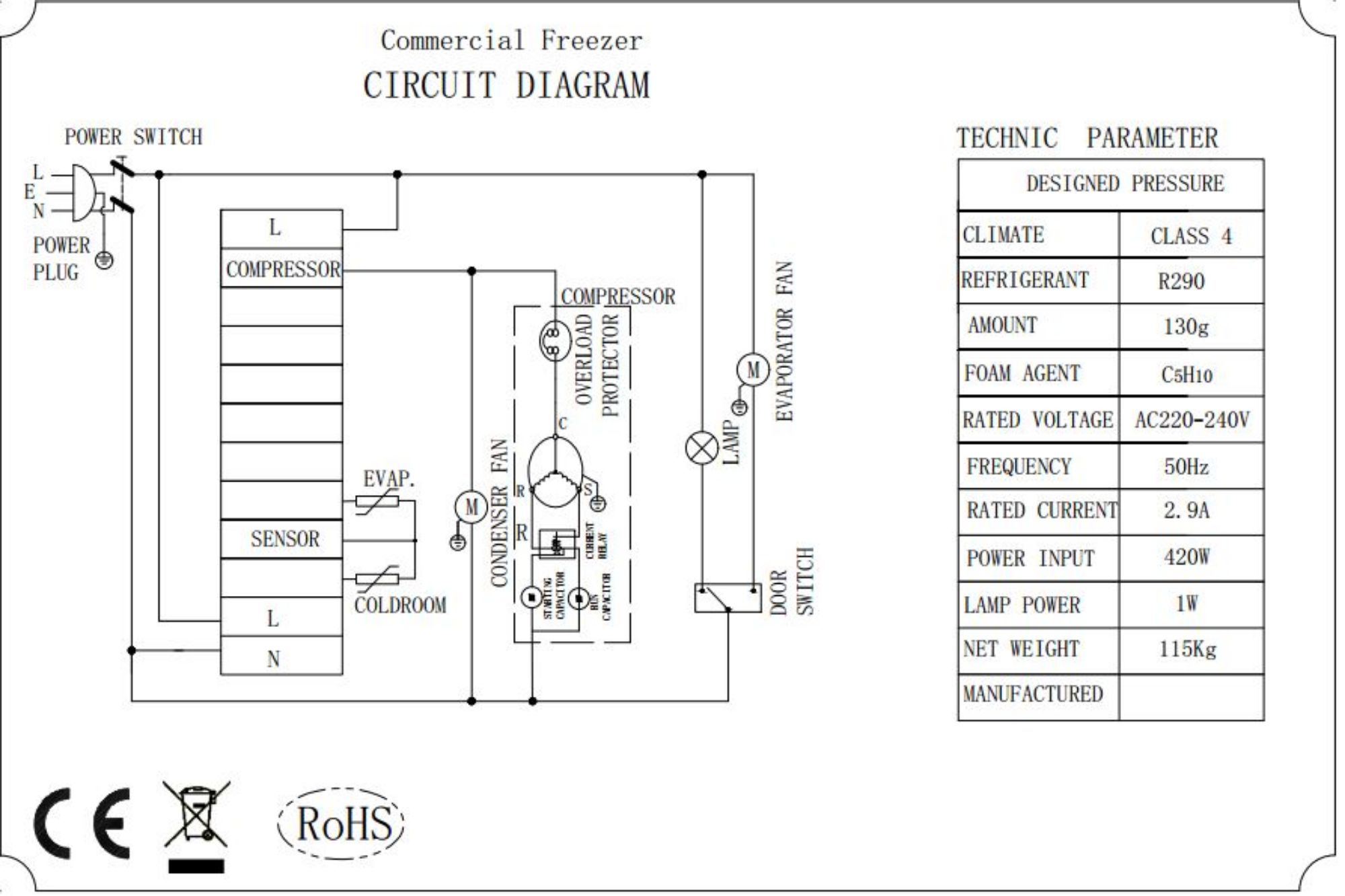 Picture of FREEZER SS 600 LTR STATIC