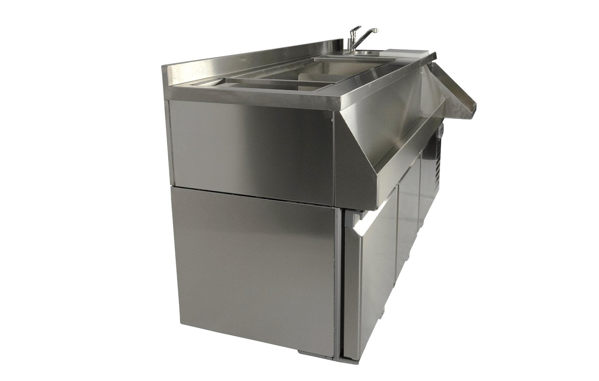 Picture of REFRIGERATED COUNTER 3 DOORS WITH COCKTAIL BAR STATION