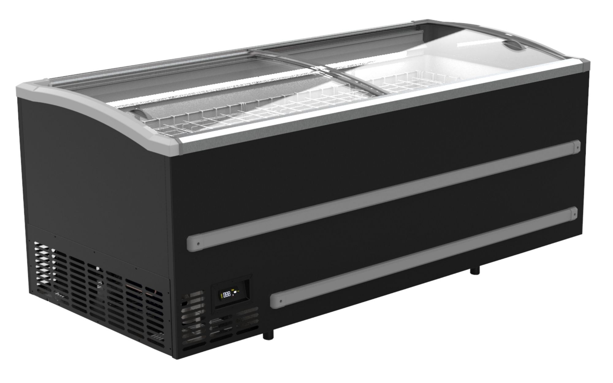 Picture of SUPERMARKET CHEST FREEZER BLACK 2125  AUTOMATIC DEFROST - 7072.0110